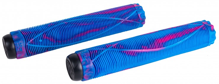 Грипсы ТechТeam Fish Blue/Pink, размер: 170mm